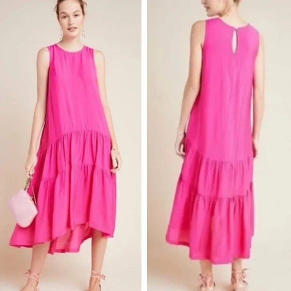 Anthropologie | Dresses | Maeve Marlene Tiered Maxi Dress | Poshmark